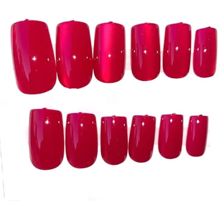 3D NAILS mirror METALIC - 12pcs PRESS ON NAILS Medium OVAL SHAPE - MIRROR False Nails, Pe rfect For Parties+ 1 SHEET DOUBLE FACE-N1 - Image 4